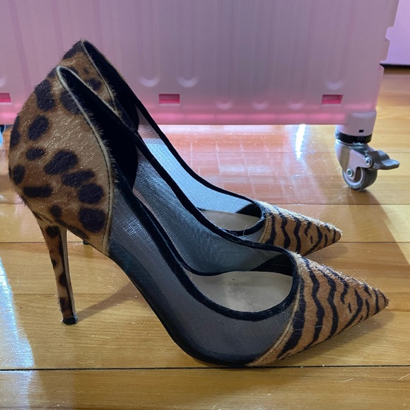 Animal pattern pointy stilettos - Picture 2 of 3